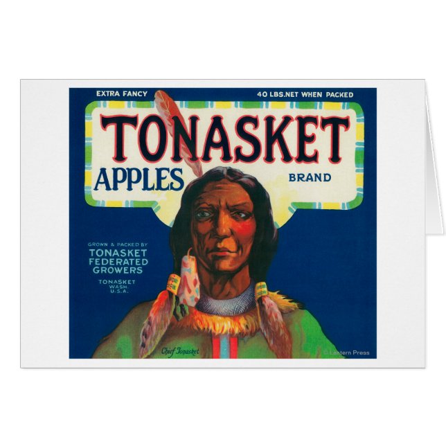 Tonasket Apple Label - Tonasket, WA (Front Horizontal)