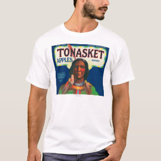 Tonasket Apple Label - Tonasket, WA T-Shirt