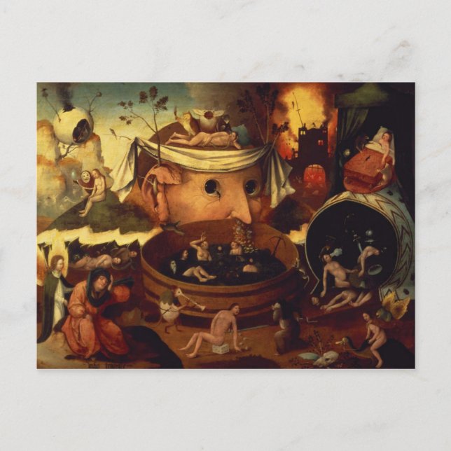 Tondal's Vision by Hieronymous Bosch Postcard (Front)