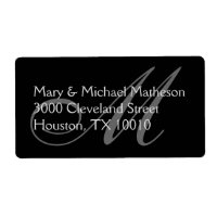 Tone on Tone Monogram