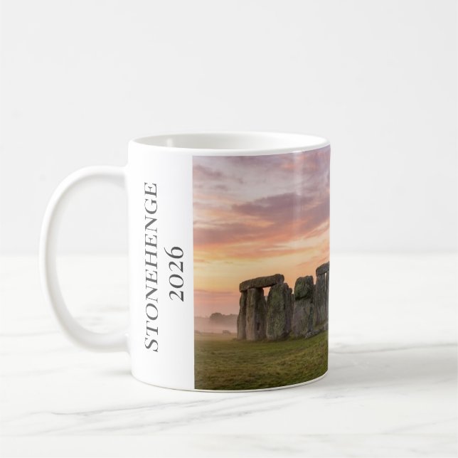 tonehenge England Ancient Stone Circle Coffee Mug (Left)