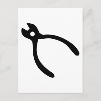 Tong - plier postcard