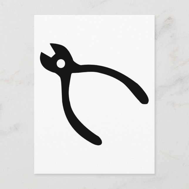 Tong - plier postcard (Front)