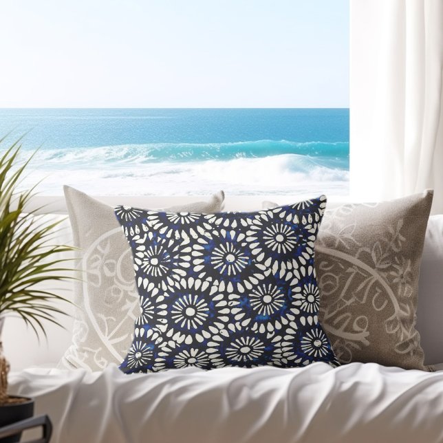 Tonga Batik Throw Pillow (Creator Uploaded)