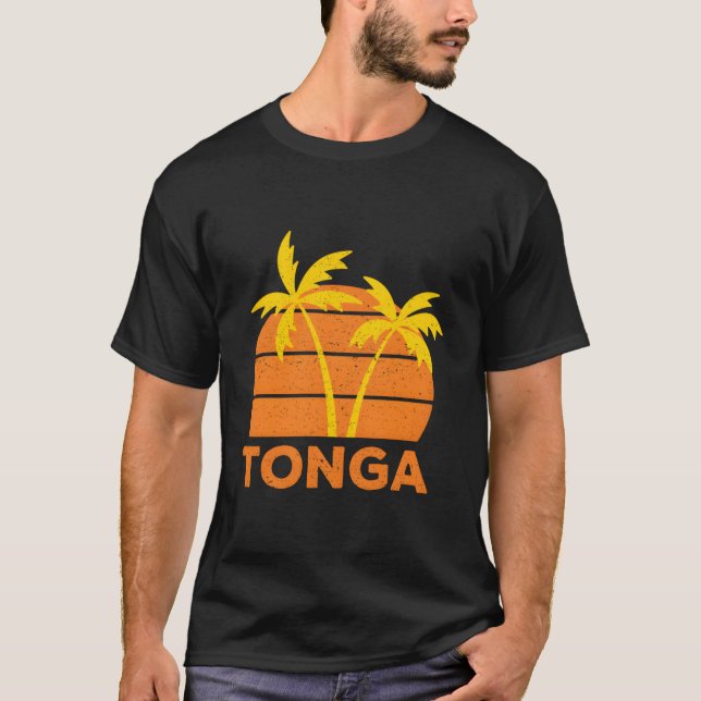 Tonga Beach Tongan Vacation T-Shirt (Front)