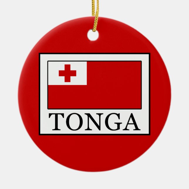 Tonga Ceramic Ornament (Front)