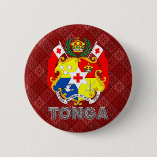 Tonga Coat of Arms 2 Inch Round Button