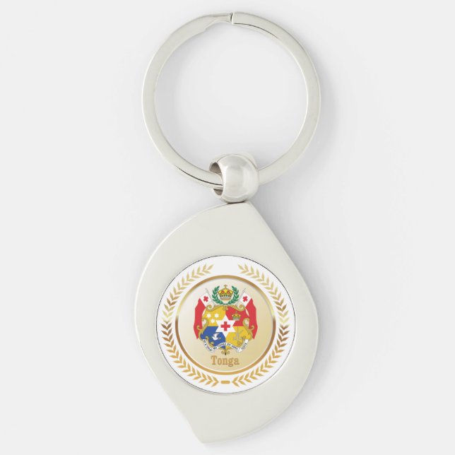 Tonga Coat Of Arms Keychain (Front)