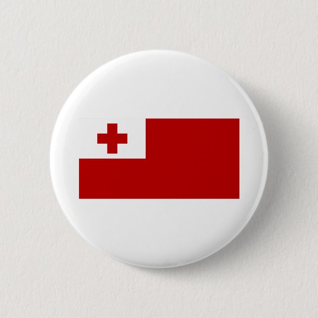 Tonga Flag 2 Inch Round Button (Front)