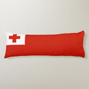 Tonga flag body pillow