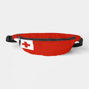 Tonga flag fanny pack
