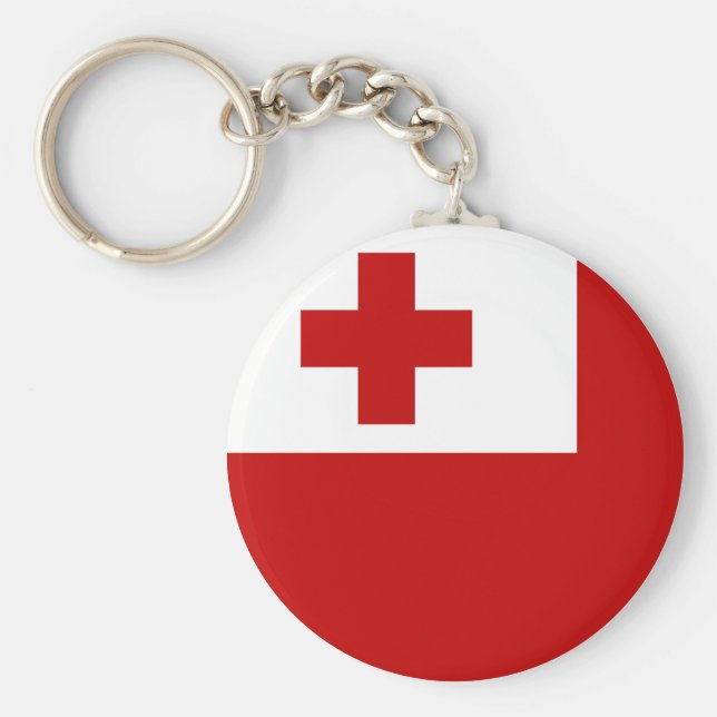 Tonga Flag Keychain (Front)