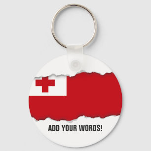 Tonga Flag Keychain