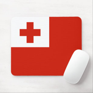 Tonga flag mouse pad