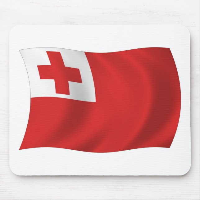 Tonga Flag Mousepad (Front)