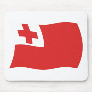 Tonga Flag Mousepad