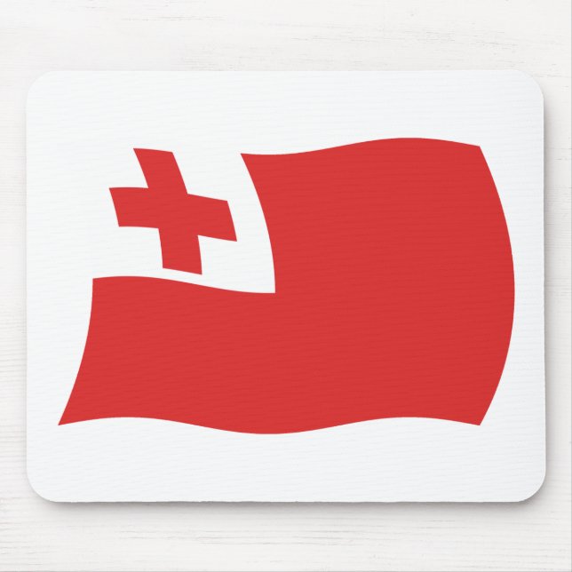 Tonga Flag Mousepad (Front)