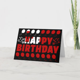 Tonga Flag Patriotic Birthday Card
