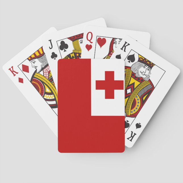 Tonga Flag Playing Cards (Back)