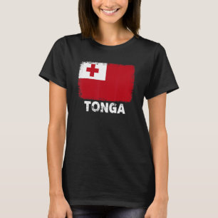 Tonga Flag   Support Tonga People Women Men   T-Shirt