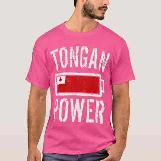 Tonga Flagongan Power Battery Proudee friends T-Shirt