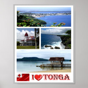 Tonga - I Love - Poster