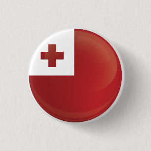 Tonga  Round Icon Flag 1 Inch Round Button