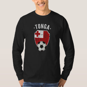 Tonga Soccer Tonga Flag Football Tongan Pride Root T-Shirt