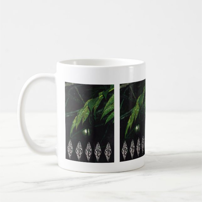 Tongan Coffee Mug: The Moonlit Kalou  Mug (Left)