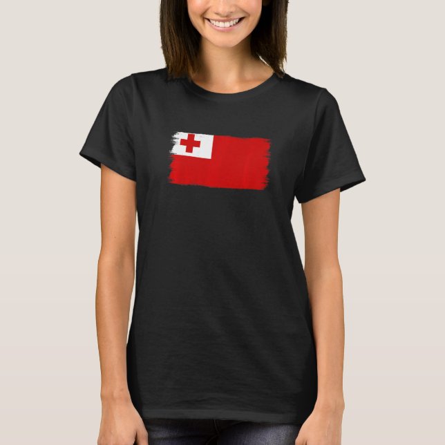 Tongan Flag Tonga  1 T-Shirt (Front)