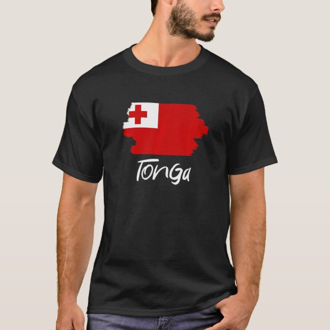 Tongan Flag Tonga T-Shirt (Front)