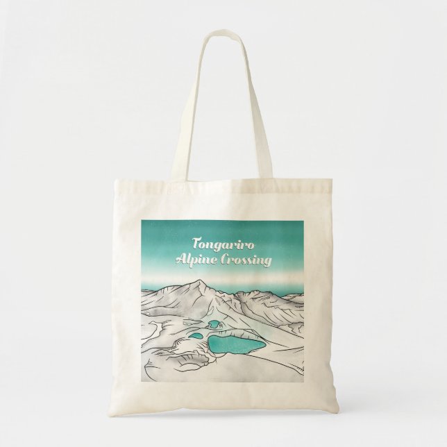 Tongariro Alpine Crossing New Zealand Tote Bag (Front)