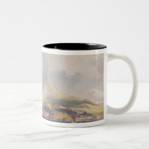 Tongariro Volcano, New Zealand Two-Tone Coffee Mug