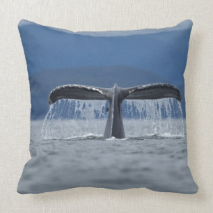 Tongass National Forest, Humpback Throw Pillow