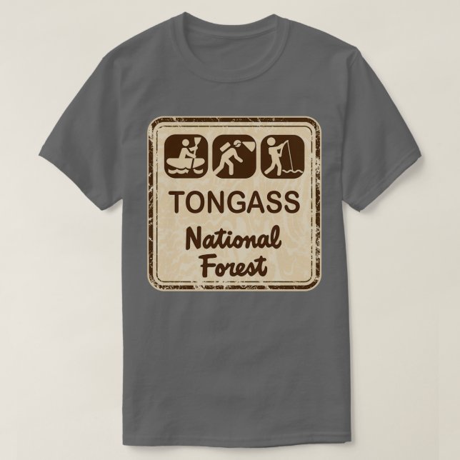 Tongass National Forest T-Shirt (Design Front)