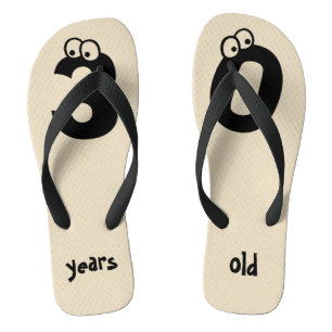 Tongs 30 ans Funny Numbers Anniversaire