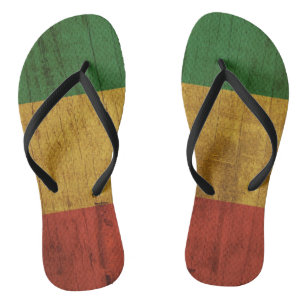 Tongs à impression Rasta