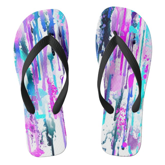 Tongs Abstract Watercolor (Semelle)