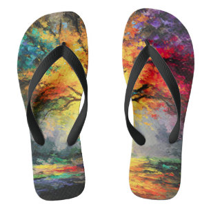 Tongs Abstraite nature spirituelle Arbre de vie