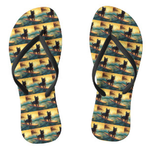 Tongs Affenpinscher Beach Surf Peinture