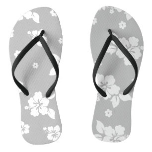 Tongs Aloha Gray Classic Hawaï Motif sans fil