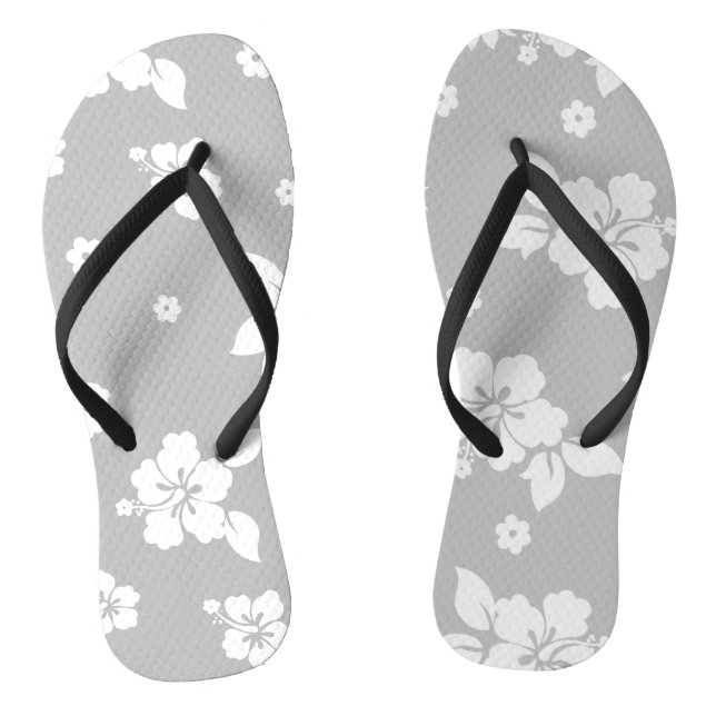 Tongs Aloha Gray Classic Hawaï Motif sans fil (Semelle)