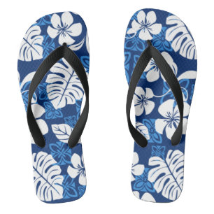 TONGS ALOHA VENDREDI (BLEU)