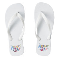 Alright Bab Black Pays Words Flip Flop Chaussures