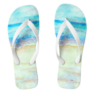 Tongs *~* AR7 Beach Sea Shore Waves Nautical Artsy
