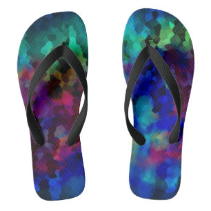 Tongs Arc-en-ciel coloré