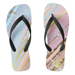 Tongs Arrière - plan rose texturé