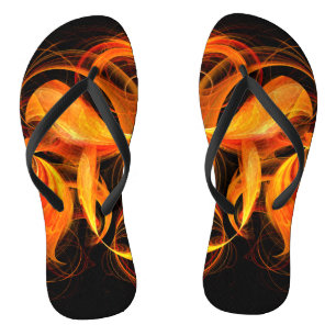 Tongs Art Abstrait Fireball