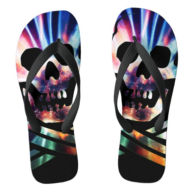 Tongs Artsy Skull Design (Semelle)