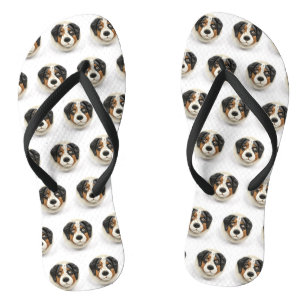 Tongs Australian Shepherd Dog 3D inspiré